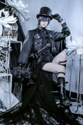 Black Butler in the Fog City Print Ouji Fashion Lolita Set